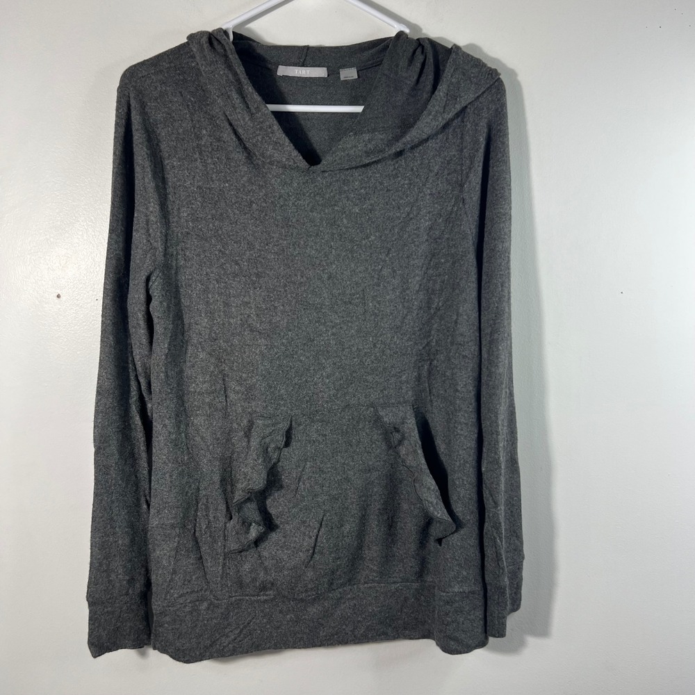 Womens Tart Collections Clarice Hoodie Gray NWT Very Soft L Made‎ in USA
